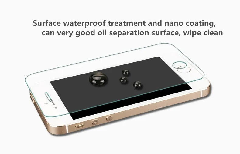 5 шт. 0,3 мм для iPhone 5 5c X 10 Премиум Закаленное стекло протектор экрана для iPhone на 5c 5S SE 6 6s 7 7 8 Plus защитная пленка