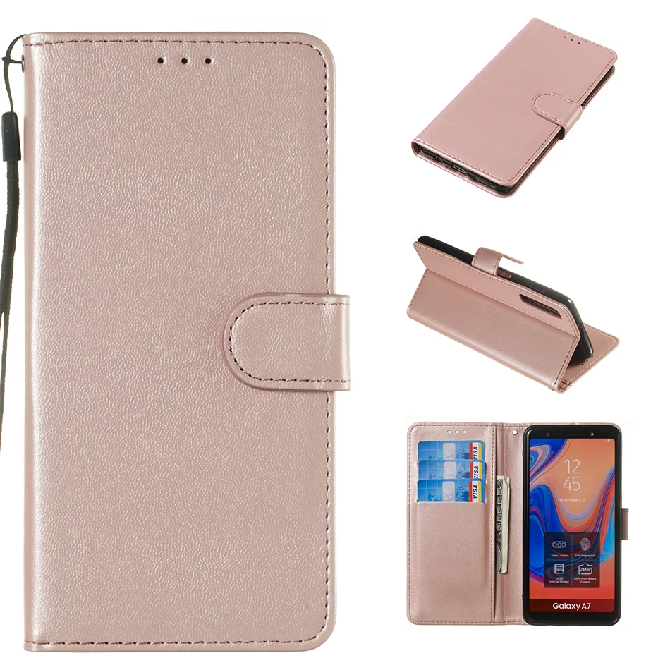 Чехол книжка для Samsung Galaxy J3 J4 J6 J7 J8 A6 A8 Plus 2018 J2 Core J5 2016 A3 A5 2017 J330 J530 J730|Чехлы-портмоне| |