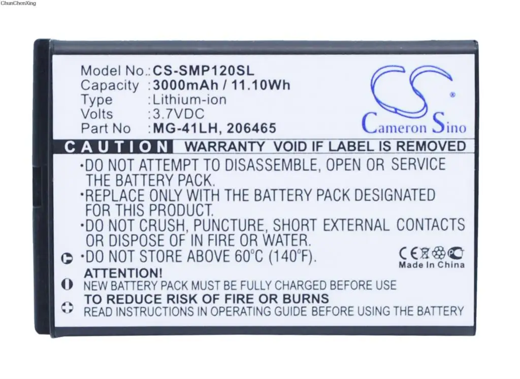 MG 4LH батареи Cameron Sino 3000mAh для мозолей LT30 LT30GD LT30TM полушария GPS XF1 Spectra Mobile apper 10