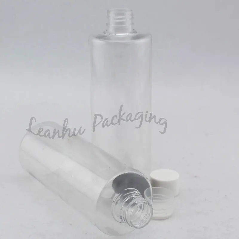 Прозрачная бутылка для воды из ПЭТ с яркой кожей винтовыми крышками многоразовый