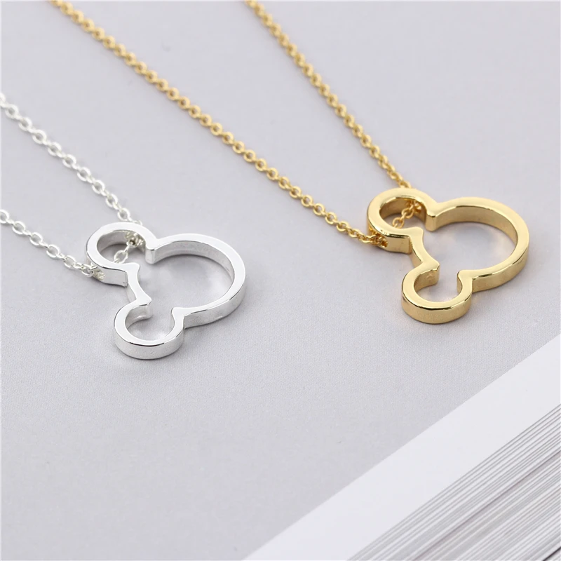 10 шт./лот хит продаж изящное колье с Микки простой дизайн мультяшный стиль