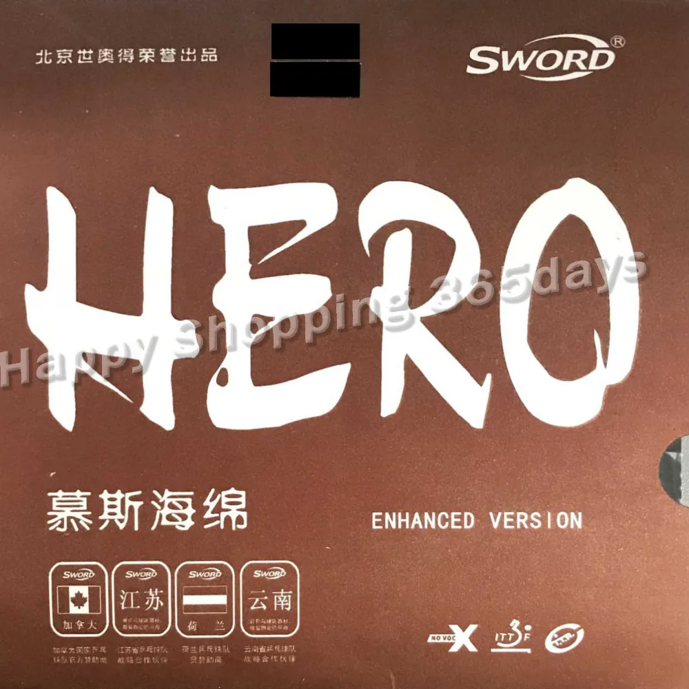 

Sword Hero (улучшенная версия) Накладка для настольного тенниса/пинг-понга с губкой