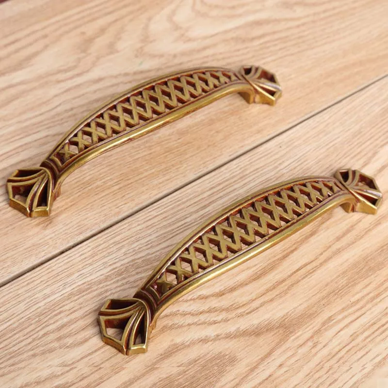 Ручки для мебели в европейском стиле ретро, 96 мм