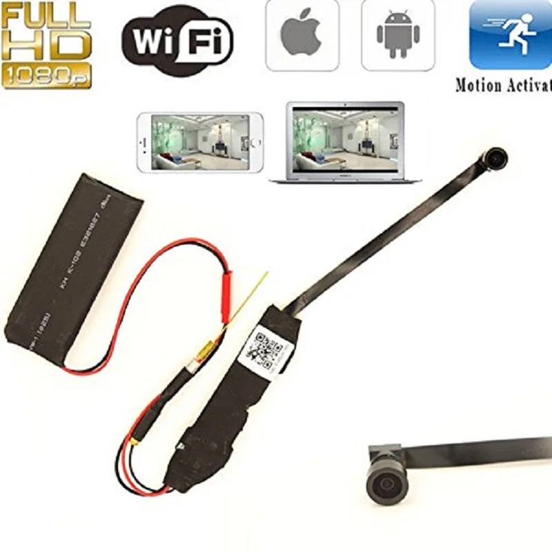 Автомобильный видеорегистратор маленький wifi DIY модуль 1080P HD P2P IP камера видео