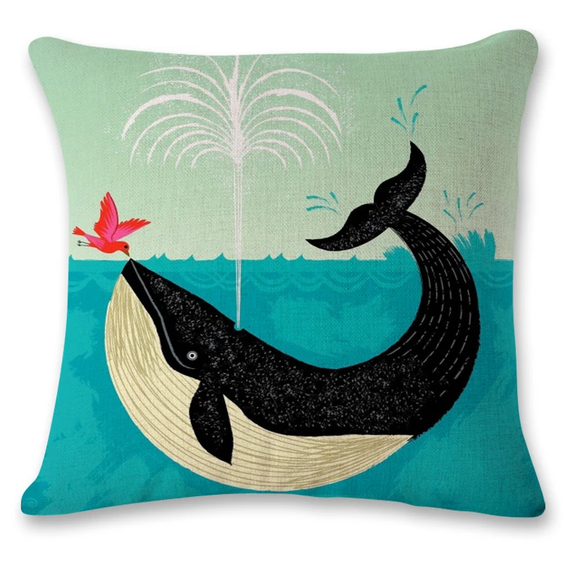 Маленькая свежая мультяшная велосипедная Подушка с алфавитом поддержка