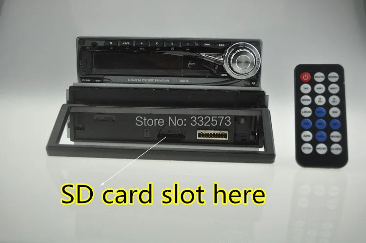 2015 Новый автомобильный радиопроигрыватель Съемная передняя панель MP3 FM/USB/SD/1