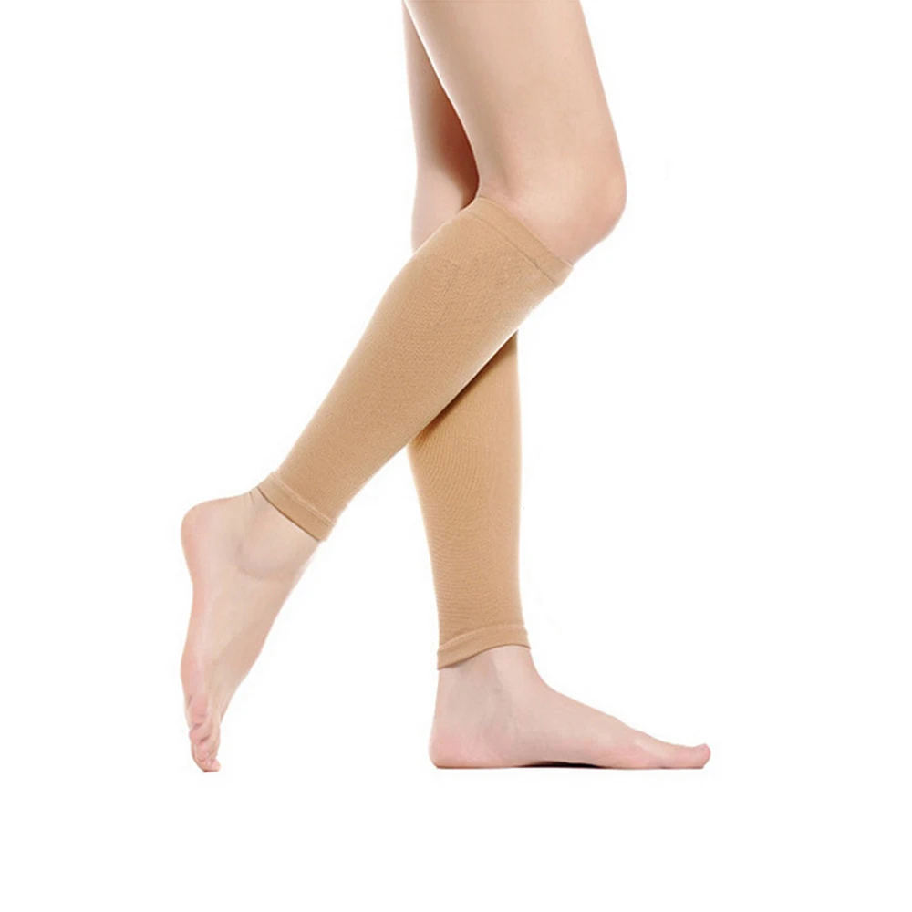 

1 Pair Flesh Medical Stocking Elastic Varicose Veins Calf Socks For Woman Fatigue Relief Venous Pressure Pants Leg Sock Slimming