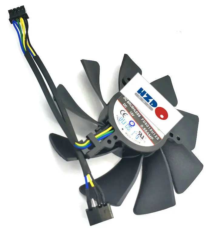 HZDO Бесплатная доставка Новый оригинальный HD7770 7750 R7 260X 2G FD9015U12S охлаждающий