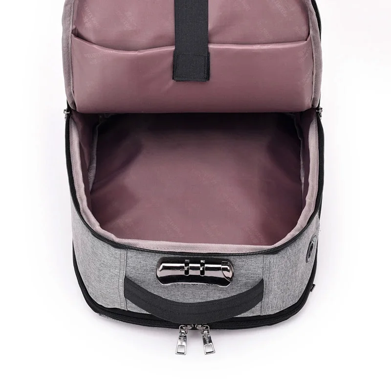 Рюкзак с защитой от кражи и Usb зарядкой для мужчин женщин школьный ранец сумка