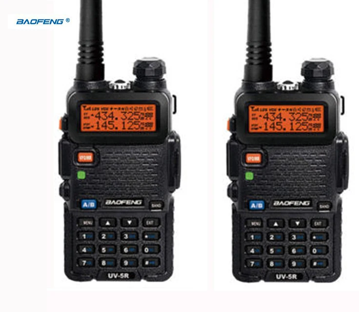 Горячая 2 шт ptt UV-5R baofeng гарнитура HT radio hf vhf морской cb радио Мобильный портативный двухсторонний цифровой 1 пара рация uv 5r