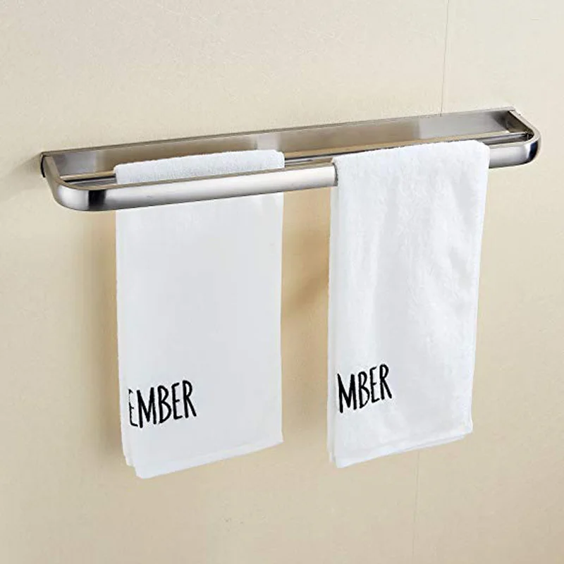 Двойные Вешалки для полотенец Leyden новейшие матовые Твердые Латунные держатели