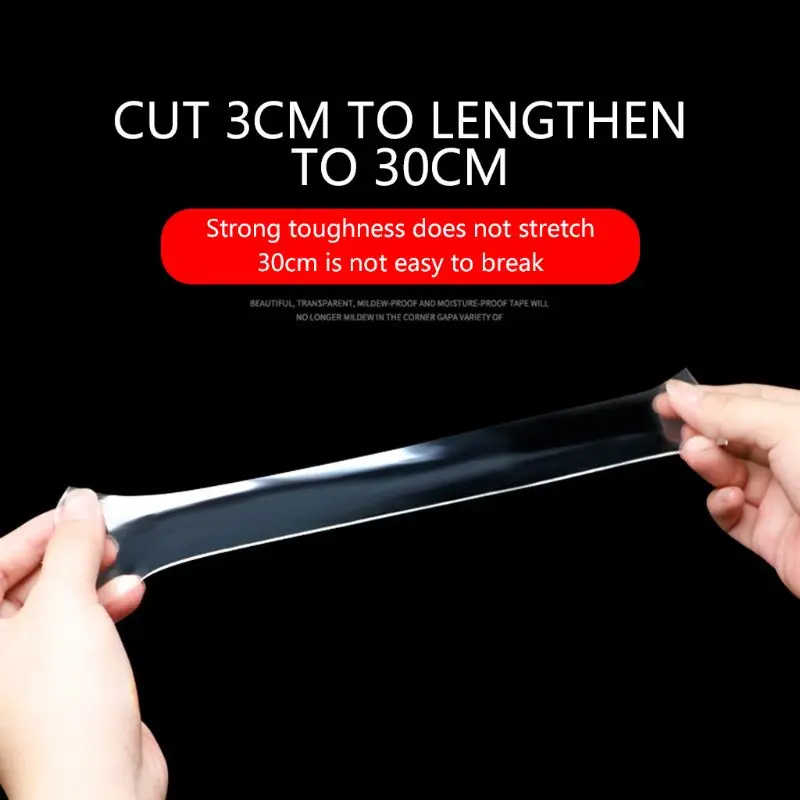 Reusable Transparent Double-sided Tape Can Washed Acrylic Fixing Tape Nano tape No Trace Magic Car Double-sided Tape