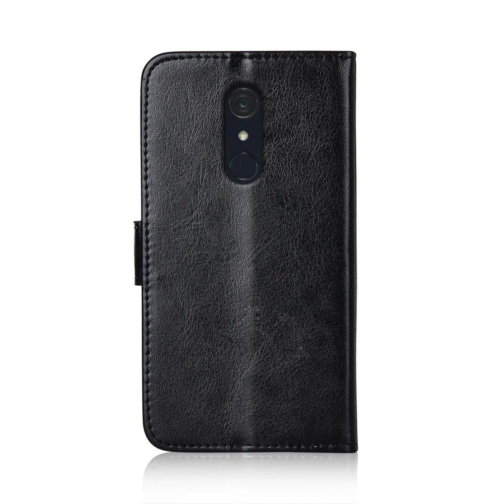 Кожаный чехол книжка с карманом для карт LG G7 Fit подставка крышки