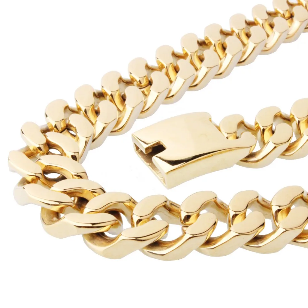 Мужской Комплект украшений из цепочки и браслета нержавеющей стали 316L 20