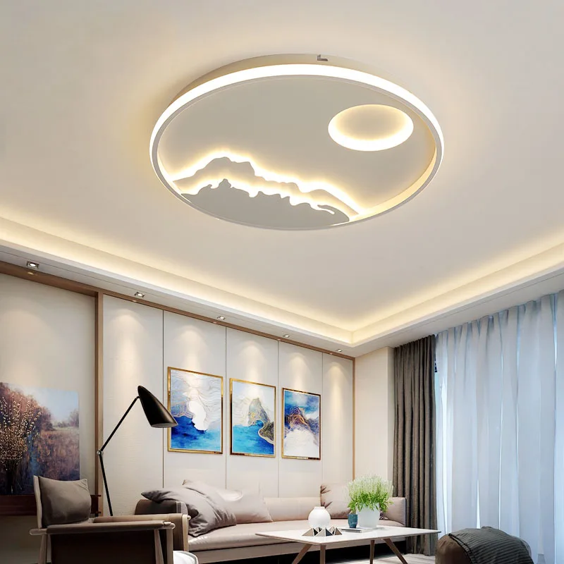 

Living room lamp led ceiling lights simple modern children's room lamp round personality creative lighting
