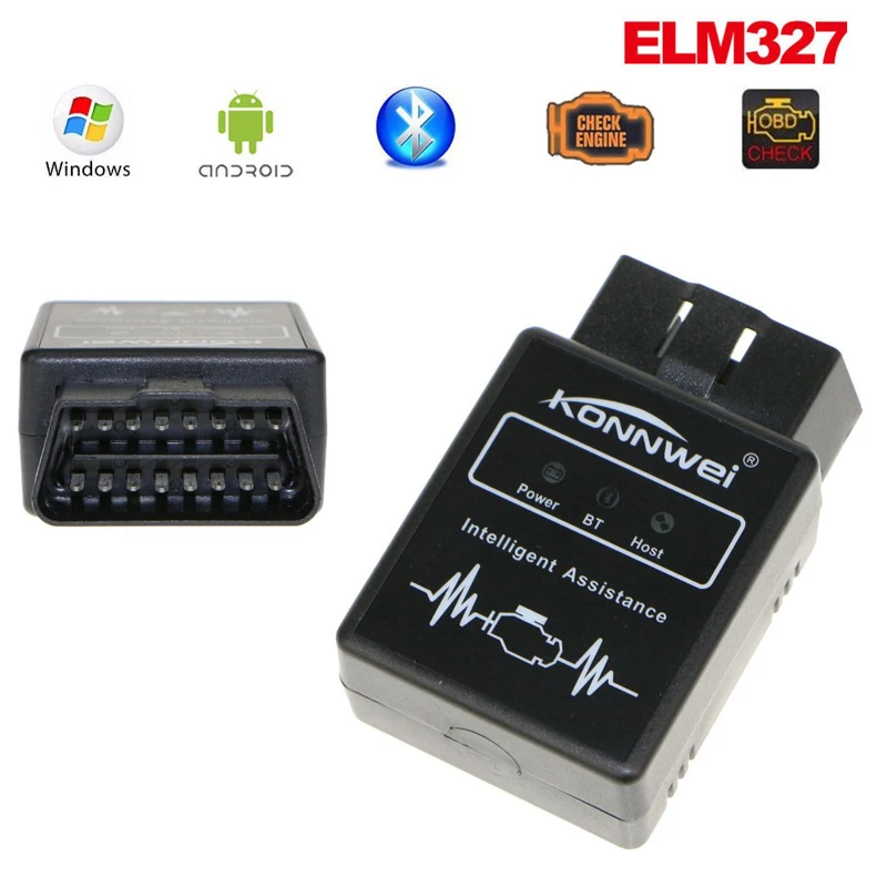 KONNWEI KW912 OBDII Bluetooth 3,0 OBD2 OBD V1.5 II автоматический сканер кода адаптер сканирующий инструмент Диагностический тестер ошибок кВт 912