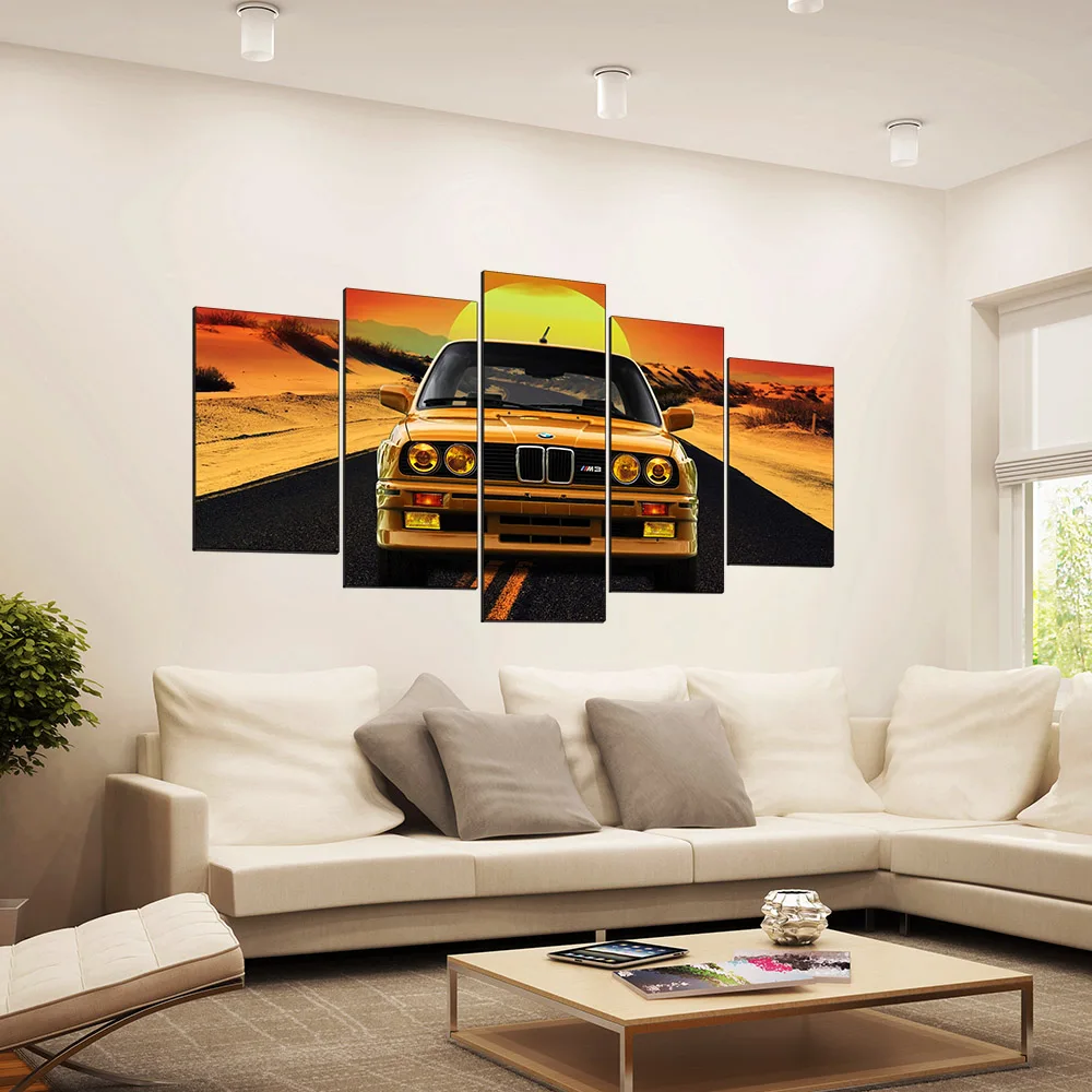 Abstarct стены книги по искусству Холст Картина маслом фотографии BMW M3-2Sports