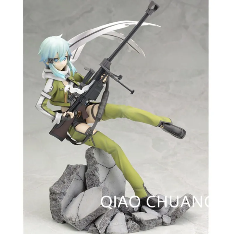 Sword Art Online II аниме сексуальные фигурки игры Asada Shino Gun Gale GGO Sinon ПВХ фигурка