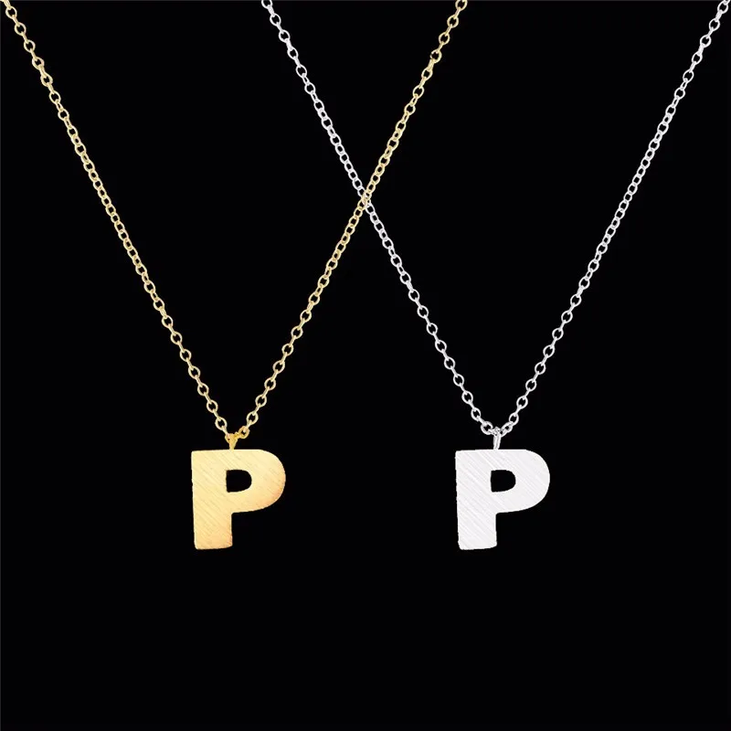 10pcs/lot &quotA B C D E F G H I J K L M N O P Q R S T U V W X Y Z&quot Uppercase Letter Choker Necklace For Women Party Gift Jewelry |