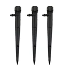 Капельницы садовые, регулируемые на 360 градусов, для шлангов 14 дюйма, 200 шт.