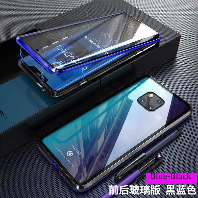 Для huawei P30 Pro Магнитный чехол двухсторонний закаленное стекло чехол для huawei P Smart Z Y9 Honor play 10 lite v10 8X MAX nova 4 3
