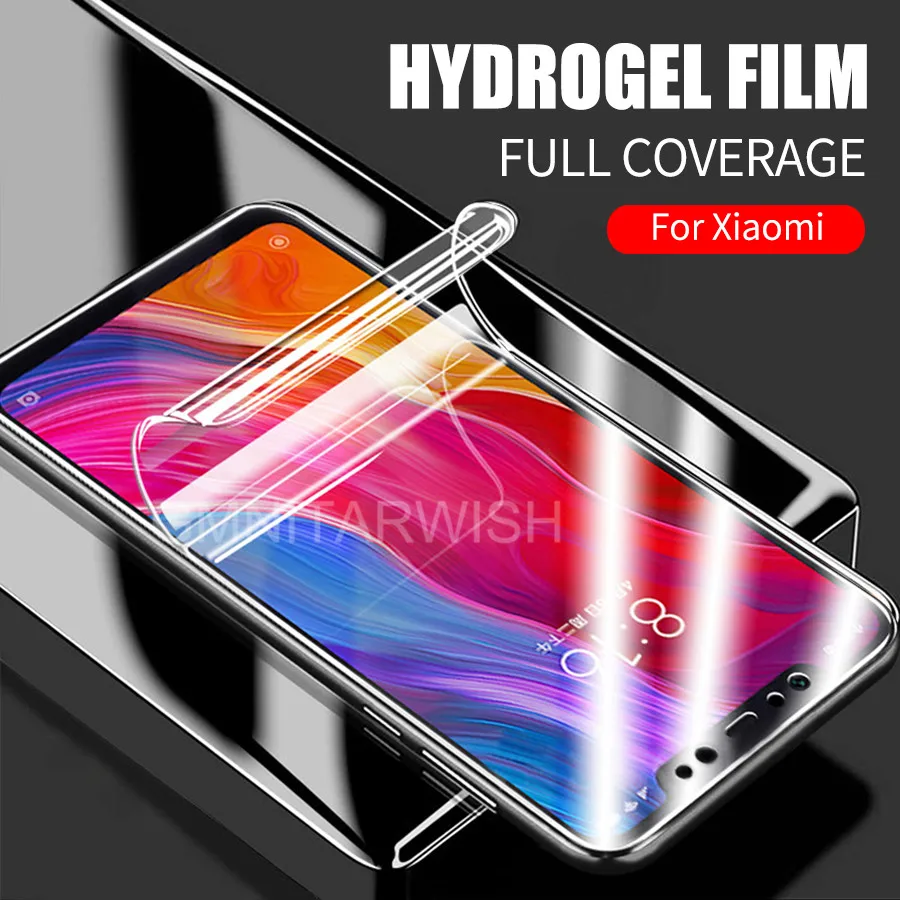 Гидрогелевая мягкая пленка 3D полное покрытие протектор экрана для Xiaomi Redmi Note 7 6 5