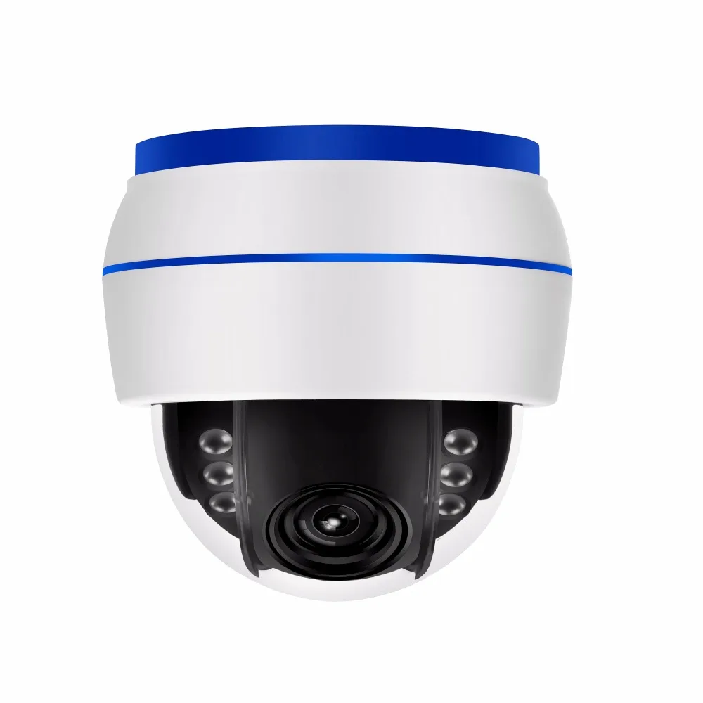 Беспроводная PTZ IP камера 2 Мп Onvif HD 1080P Wi Fi 7 13 5 мм кратный оптический зум Встроенный
