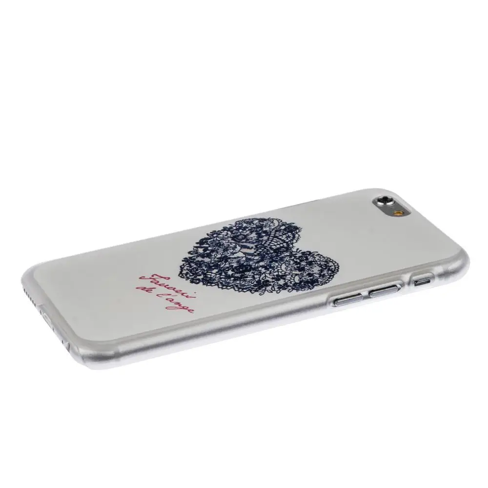Ультратонкий ударопрочный чехол для мобильного телефона с цветочным принтом и
