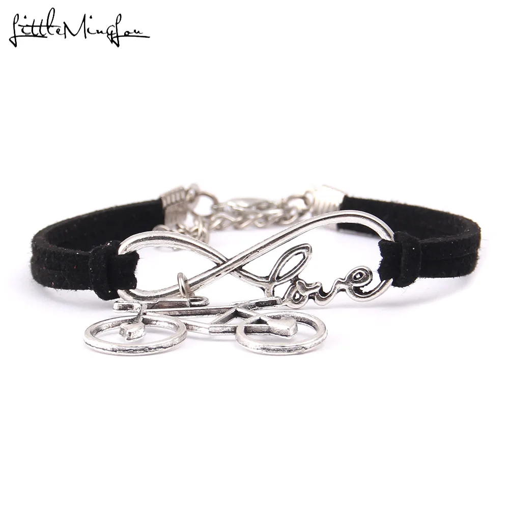 Браслет с надписью love bike 12 цветов|charm bracelet|men braceletbracelets & bangles |