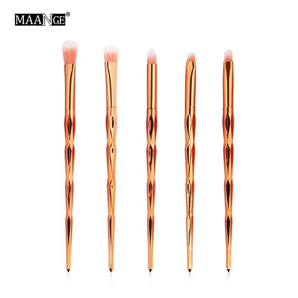 MAANGE 5 шт. набор кистей для макияжа косметических теней лица и губ подводка глаз