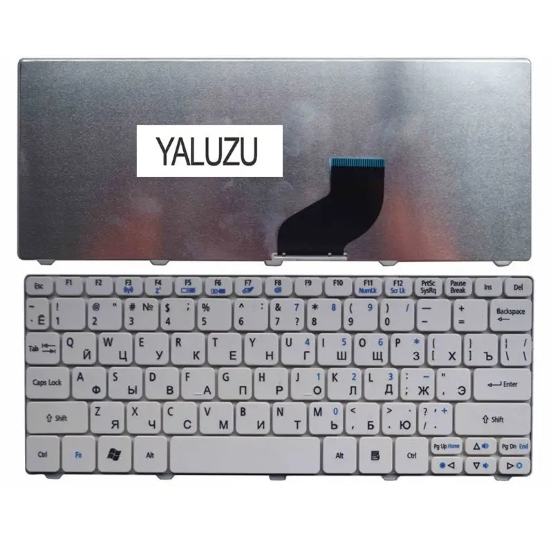 Клавиатура YALUZU RU для Acer Aspire One Happy 2 клавиатура ноутбука E100 AOE100 ZE6 ZE7 N55C RU|Клавиатуры