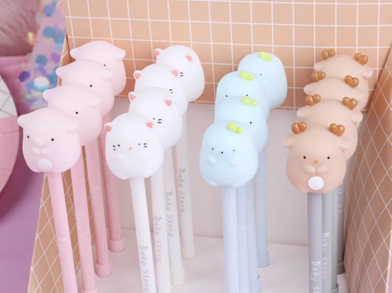 Noveltyy милые Sumikko Gurashi Кепки гелевая ручка подпись ручка Эсколар Papelaria Школа Офис Написание питания промо-подарок