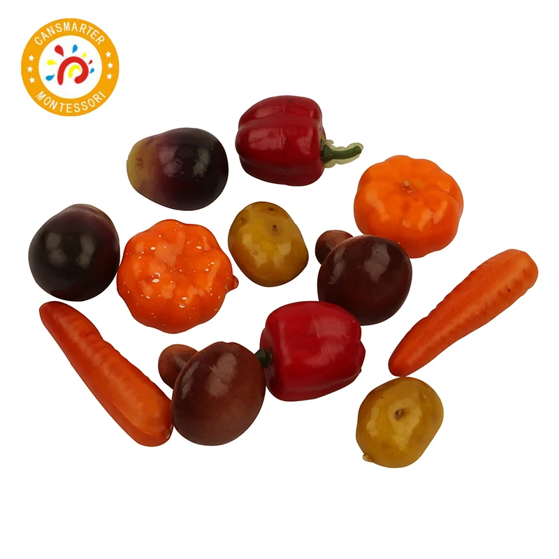 Материал Монтессори овощи подходящие для повседневной жизни детские игрушки