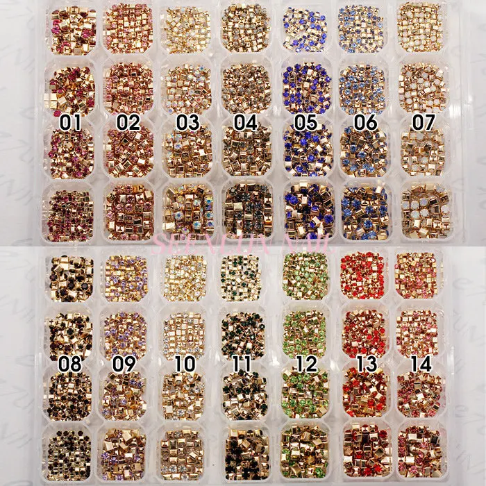 Новинка модное японское металлическое основание с блестящим кристаллом