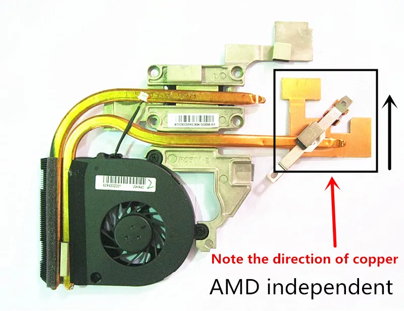 

Laptop/notebook CPU Cooling Radiator heatsink&fan for Acer Aspire 5551 5552G 5251 5741 5742 LA-5911P LA-5912P AMD AT0C6005DR0