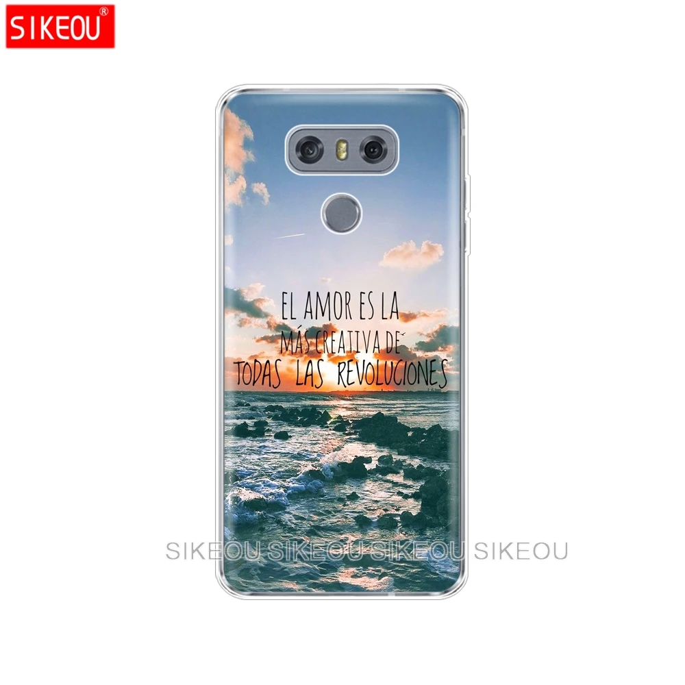 Силиконовый мягкий чехол из ТПУ для LG G6, чехол на заднюю панель для LG G 6, 5,7 дюймов, задняя крышка для телефона, прозрачная, полная защита от ударов 360