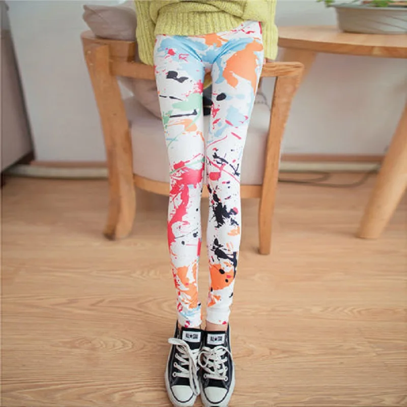 Женские леггинсы с принтом граффити эластичные леггинсы|leggings jumpsuit|leggingleggings children |