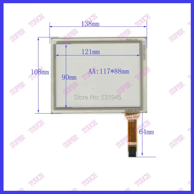 ZhiYuSun 138 мм * 108 на дисплее TR4 057F 19 UN UG Новый сенсорный экран 5 7 дюйма Стекло 138*108 для
