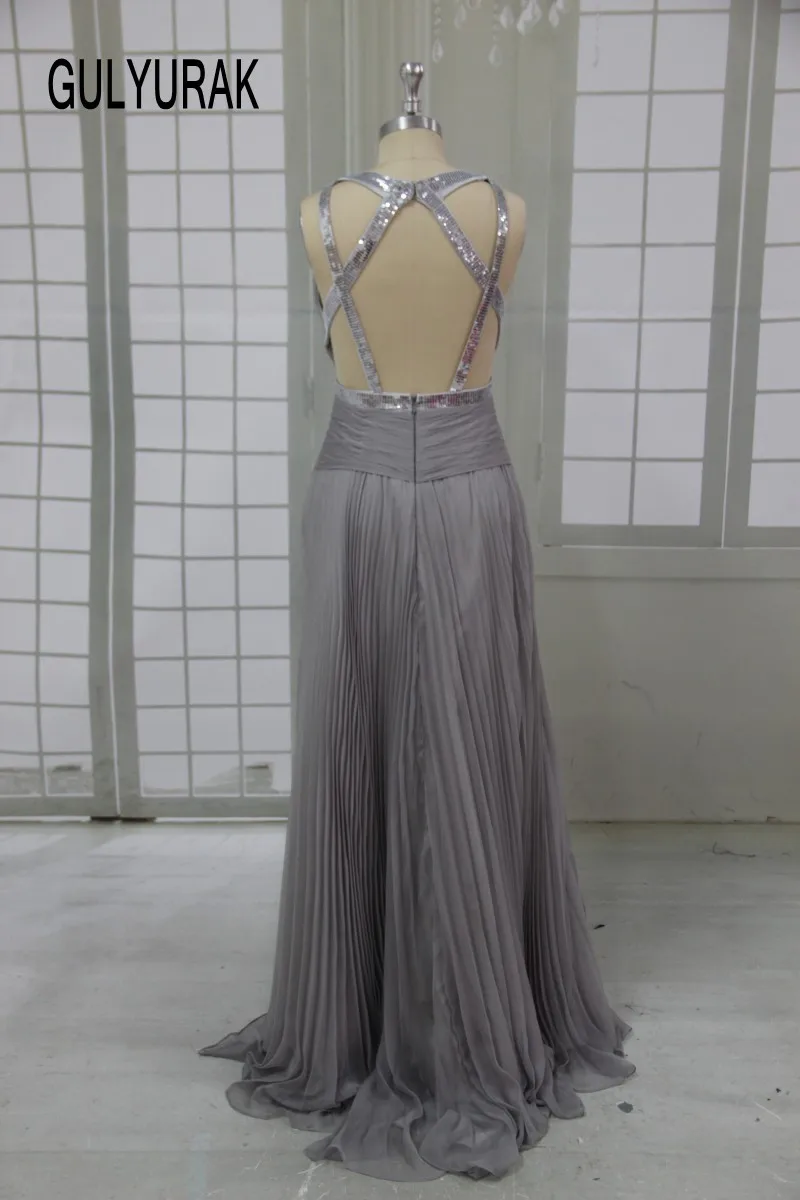Vestidos de noche бисером длинное вечернее платье Новинка 2017 года вечерние платья с