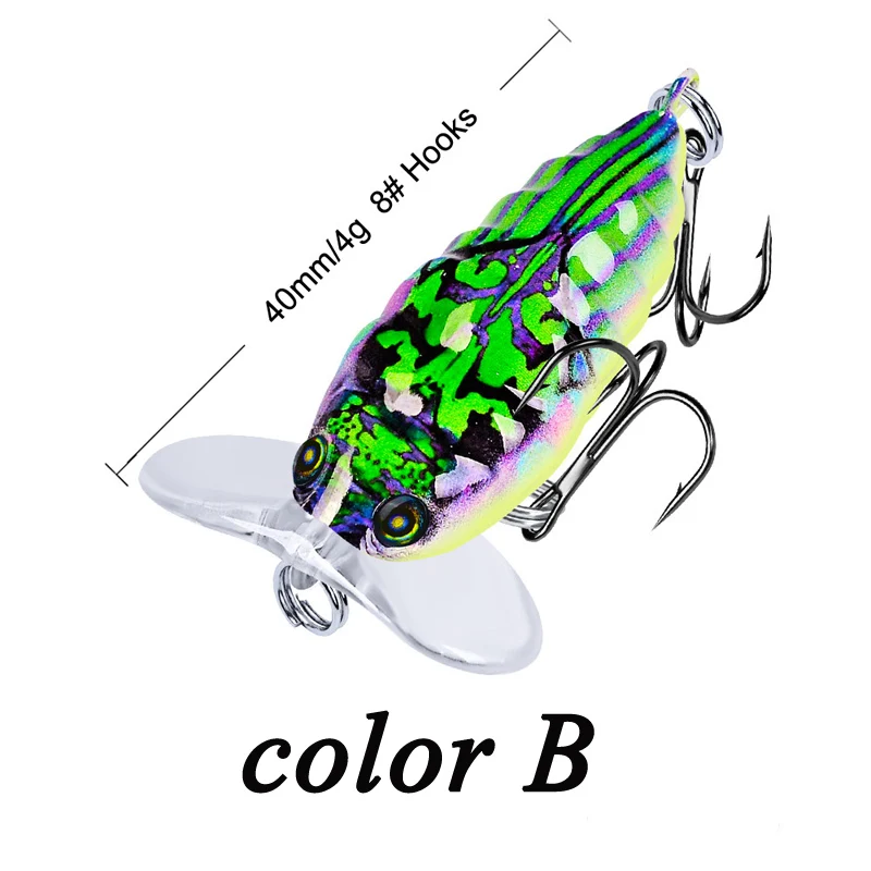 POETRYYI 1pc 4cm 4g Crankbait Fishing Lure Artificial Crank Hard Bait Topwater Minnow Fishing Wobblers Japan Fish Lures 30