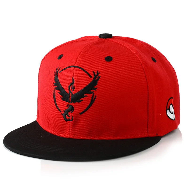 Новые Pokemon Go Pocket Monster Snapback кепки хип хоп шляпы хлопок Casquette NY Кепка La Man Женские
