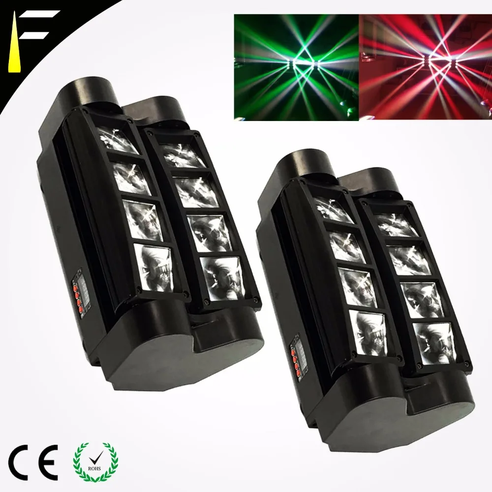 VR светодиодный светильник с эффектом паука прожектор движущейся головкой 8x3 Вт