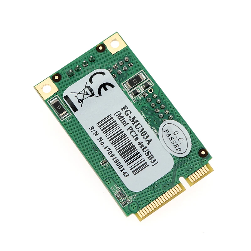 Mini PCIe до 4 портов USB 3 0 адаптер для mini itx PCI express 2 porst 19 20 Pin Коннектор с 19pin женский
