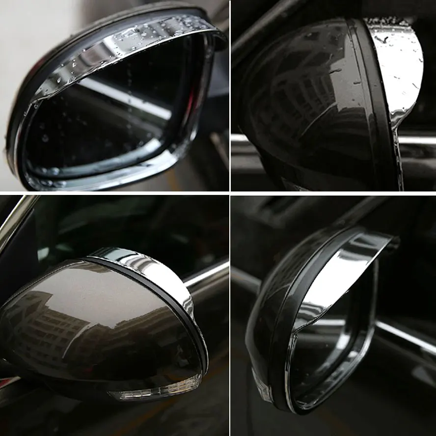 2 шт./ABS автомобильное боковое зеркало заднего вида дождевик чехол отделка рамка