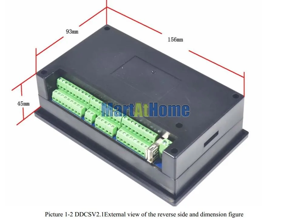 ЧПУ система управления DDCSV2.1 USB 500 кГц 3/4 осевое управление движением ler TFT связь G код ARM9+ FPGA поддержка USB флэш-накопитель чтение