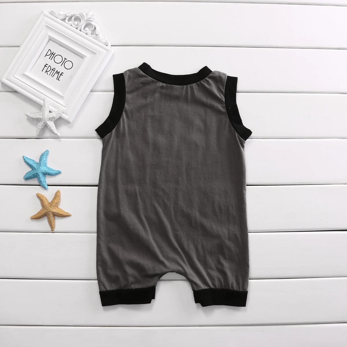 Summer 2017 Newborn Toddler Kids Baby Boys Girls Sleeveless Striped Flag Romper Jumpsuit Clothes Outfits | Детская одежда и обувь