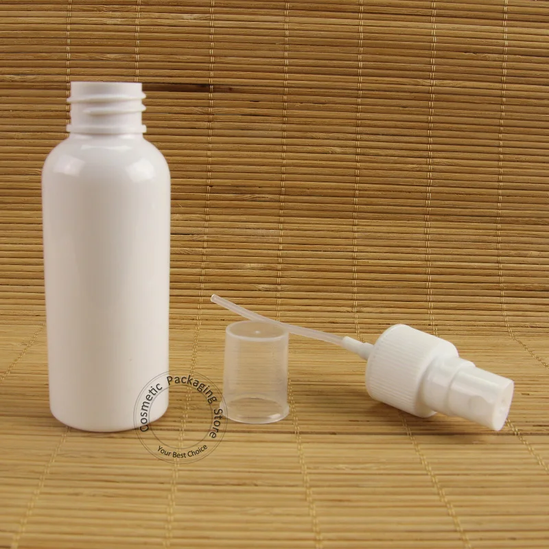 30 шт./лот рекламная акция пластиковая бутылка с распылителем 50 мл белый