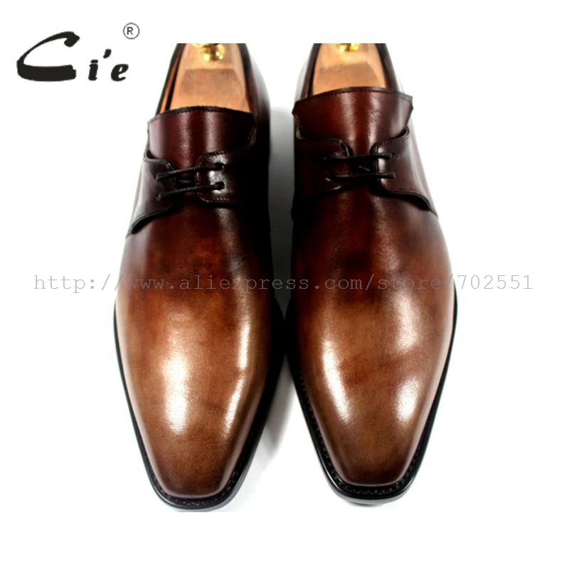 Cie/бесплатная доставка Мужские модельные туфли ручной работы из натуральной