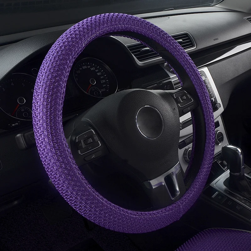 Breathable non-slip fabric car steering wheel cover for Mazda cX-4 2 8 CX-9 RX-8 MX-5 3 6 5 Chrysler 300 styling accessories | Автомобили