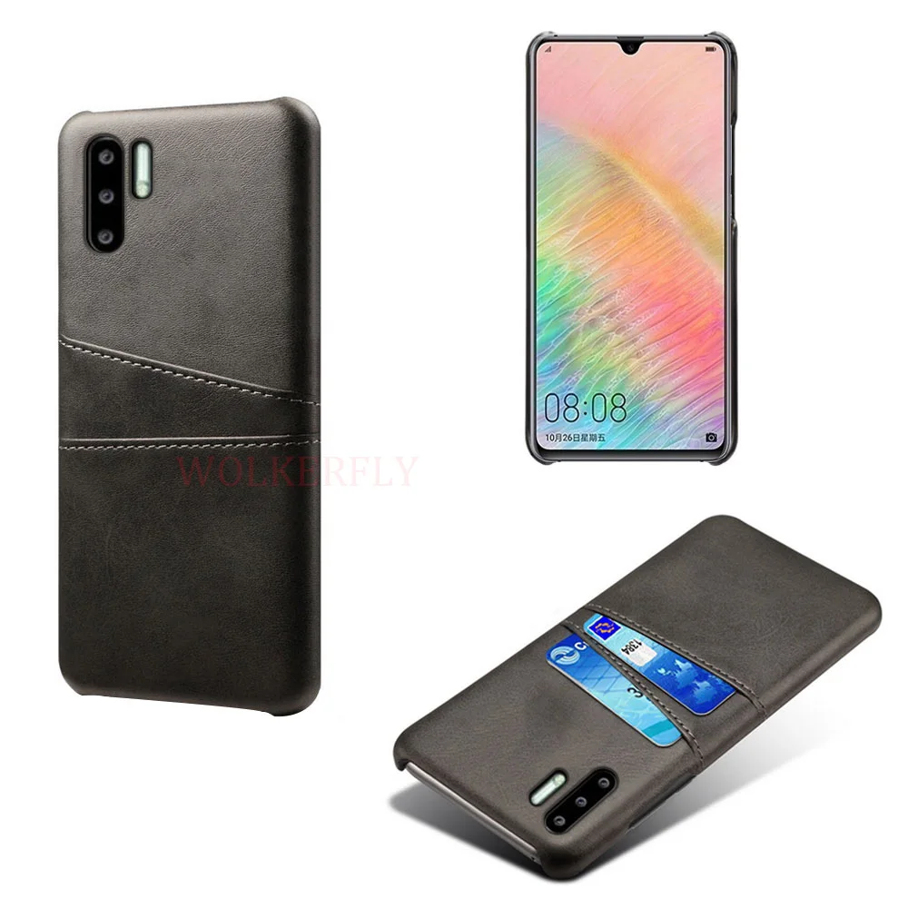 3 Кожаный держатель для карт чехол для huawei Y9 Y7 Prime Y6 Y5 P Smart Z P30 P20 Коврики 20 Lite Pro Nova 5i 5 Honor 20 10i 20i крышка - Цвет: 3